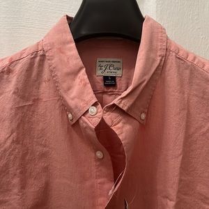 NWT JCrew Secret Wash Shirt - Pink Heather